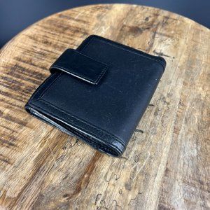 Black Coach Leather Wallet
